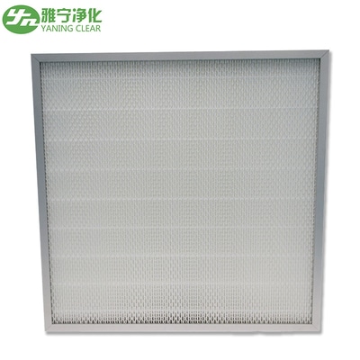 HEPA filter baja galvanis media mini-pleat H13