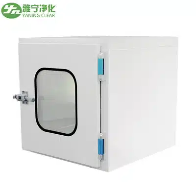 pt197131391-clean_room_stainless_steel_304_dynamic_pass_box_with_mechanical_interlock_structure_external_size_660_500_600mm Pass box stainless steel SUS304 tipe dinamis berkunci interlock untuk ruang bersih