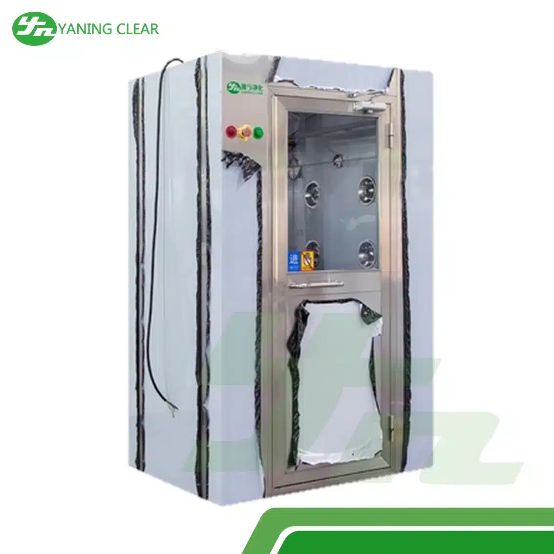 0.3um Hepa SS304 Cleanroom Air Shower Optoelectronic Display (4)