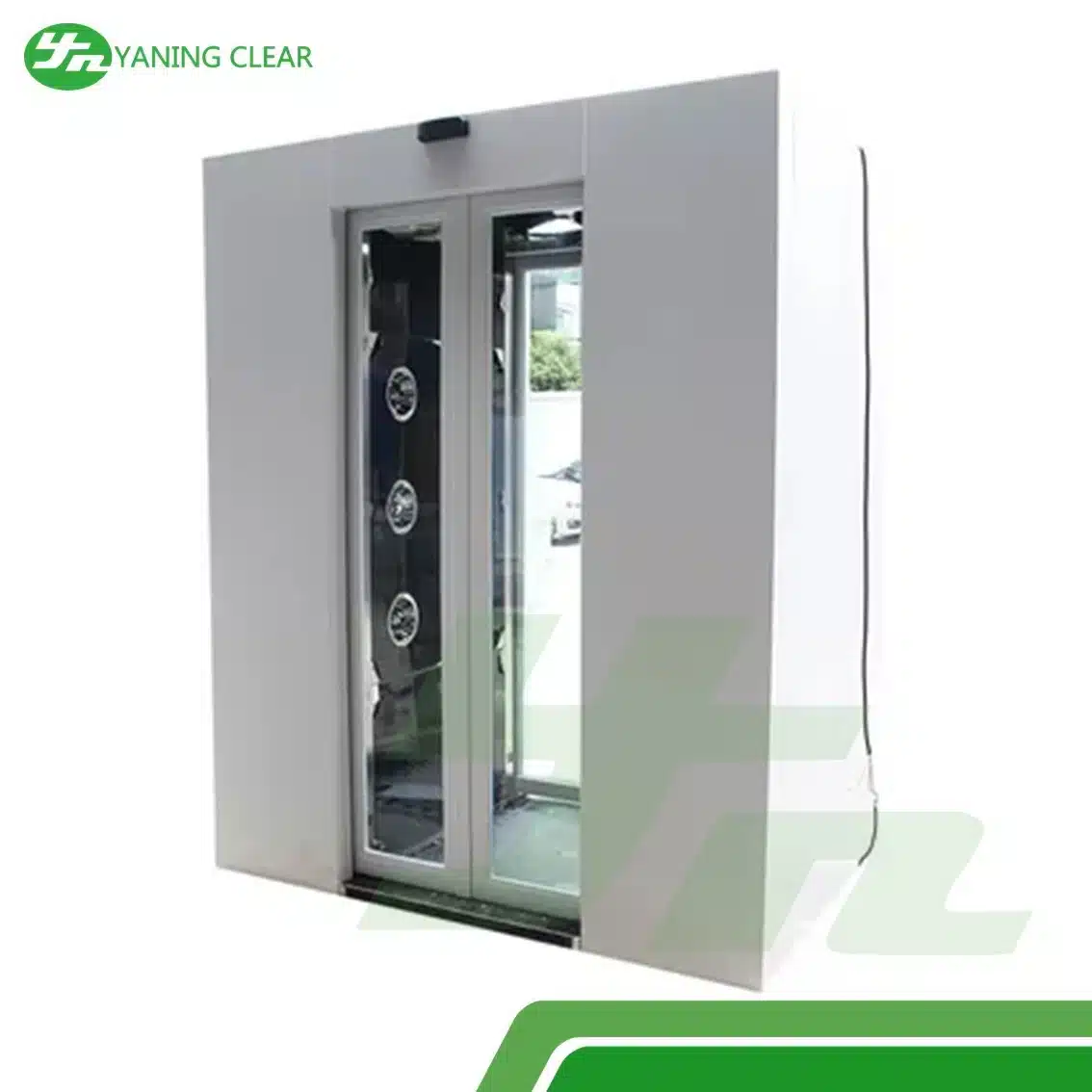 0.75kw SUS304 Clean Room Air Shower HEPA Automatic Sliding Door (1)