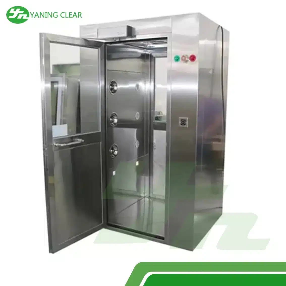 1.1KW Face Recognition Cleanroom Air Shower Temperature Detection (3)