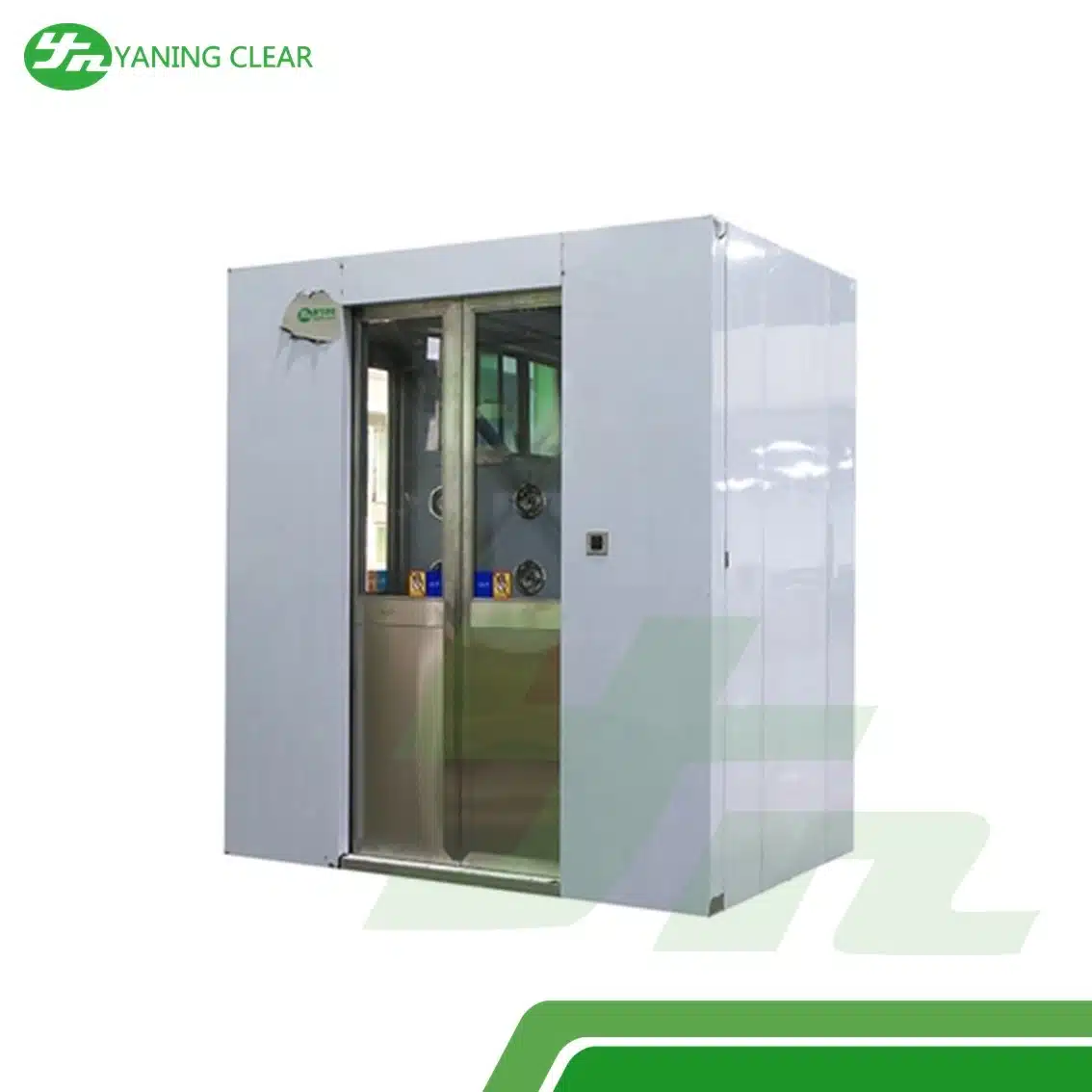 1.1kw Stainless Steel Cleanroom Air Shower With Air Interlocked System (1)