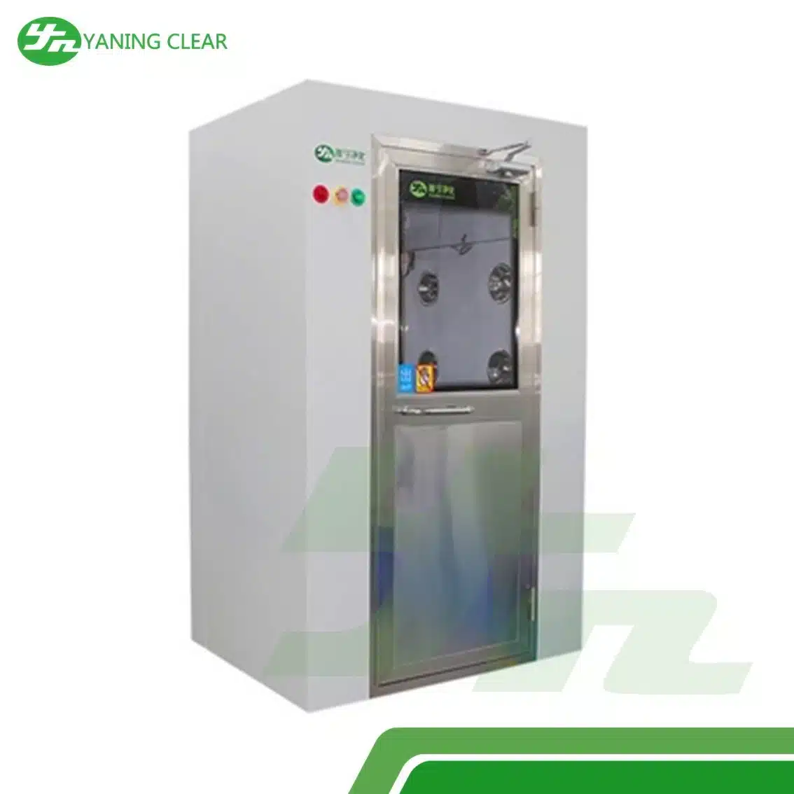 2 Blow Sides Cleanroom Air Shower Unit Stianless Steel 304 With Combination Lock (1)