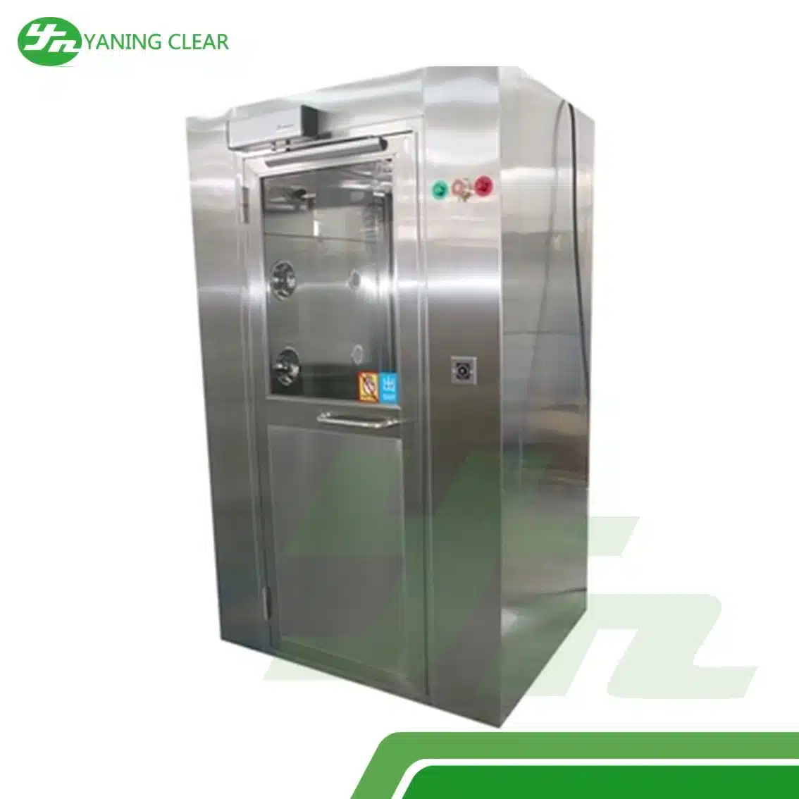 2 Blow Sides Cleanroom Air Shower Unit Stianless Steel 304 With Combination Lock (3)