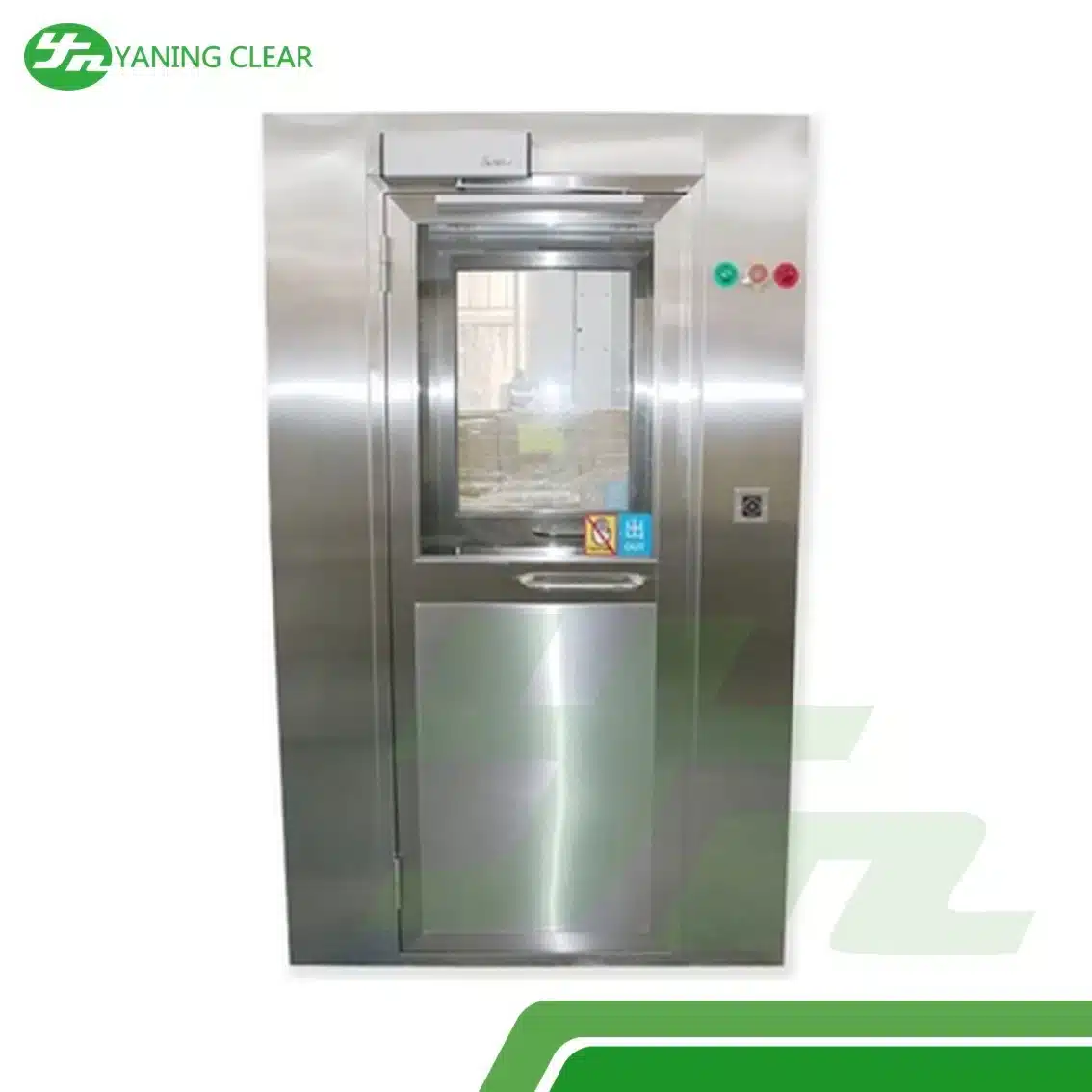 2 Blow Sides Cleanroom Air Shower Unit Stianless Steel 304 With Combination Lock (4)