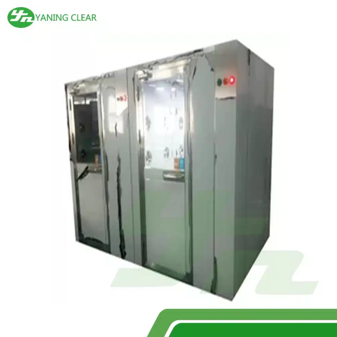 304 Stainless Steel Air Shower Clean Room Automatic Control With Advanced Mute System (4) Air shower stainless steel SUS304 untuk ruang bersih