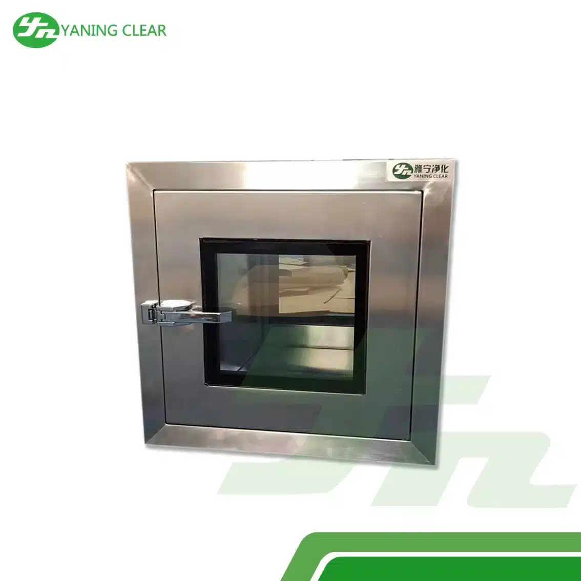 304 Stainless Steel Cleanroom Pass Box External Door Embedded Door (1)
