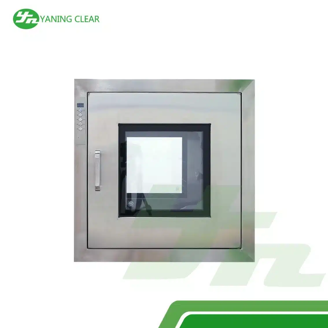 304 Stainless Steel Cleanroom Pass Box External Door Embedded Door (4) Pass box stainless steel SUS304 pintu tanam untuk ruang bersih