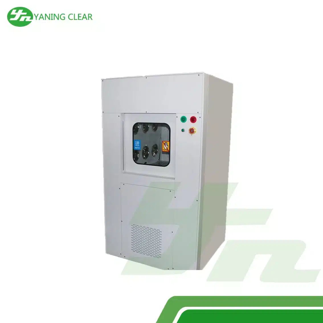750W Auto Sliding Door Cleanroom Pass Box In Pharma (5) Pass box berpintu geser otomatis daya 750 watt untuk ruang bersih