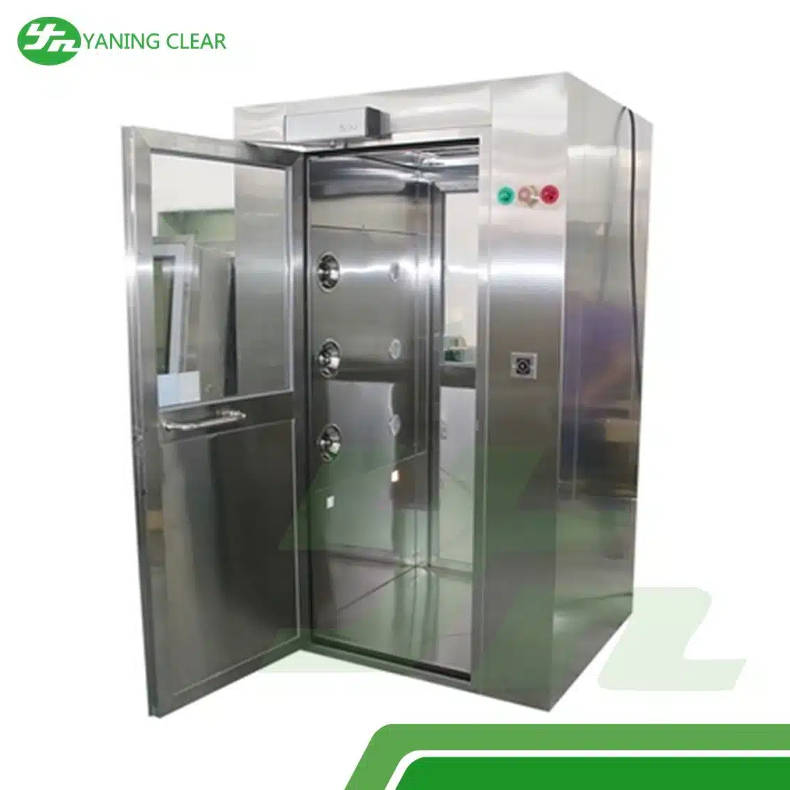 Air Shower For Clean Room With Face Recognition System And Temperature Detection System (3) Air shower pengenalan wajah untuk ruang bersih