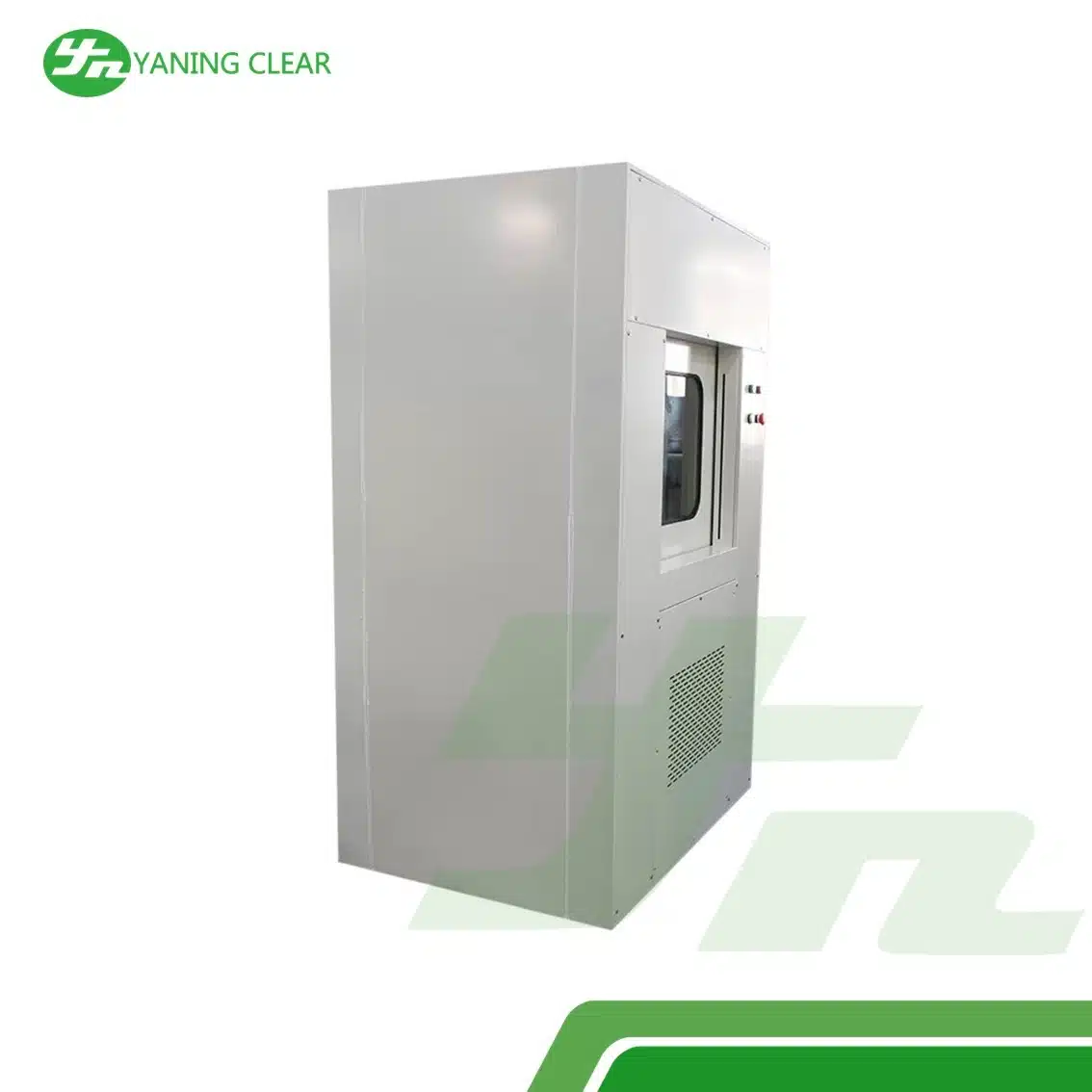 Air Shower Type Cleanroom Pass Through Chambers With Lift Door Overhead Door (1) Pass box berpintu angkat untuk ruang bersih