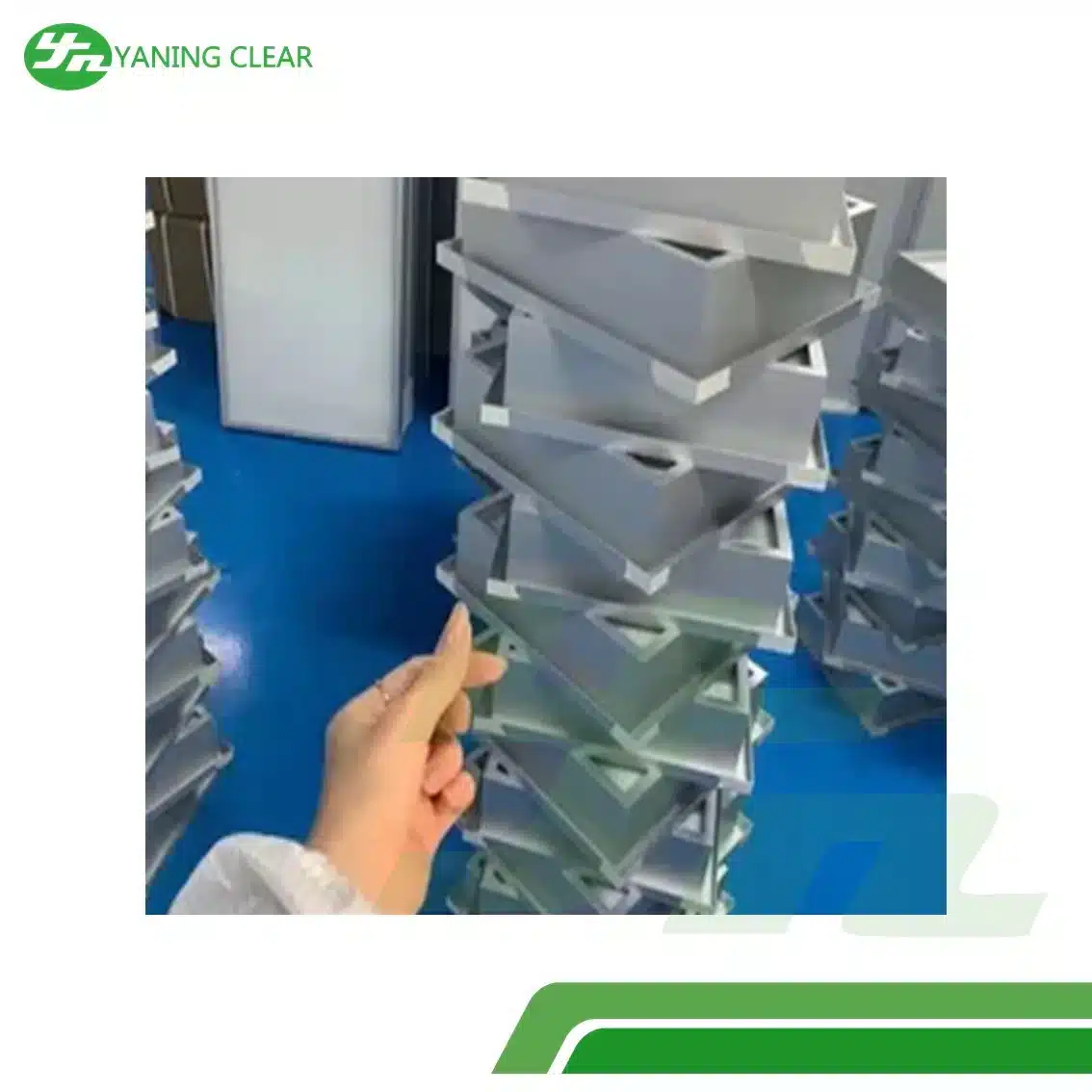 Aluminum Frame H13 H14 U15 U16 U17 Deep Pleat Hepa Filter (3)
