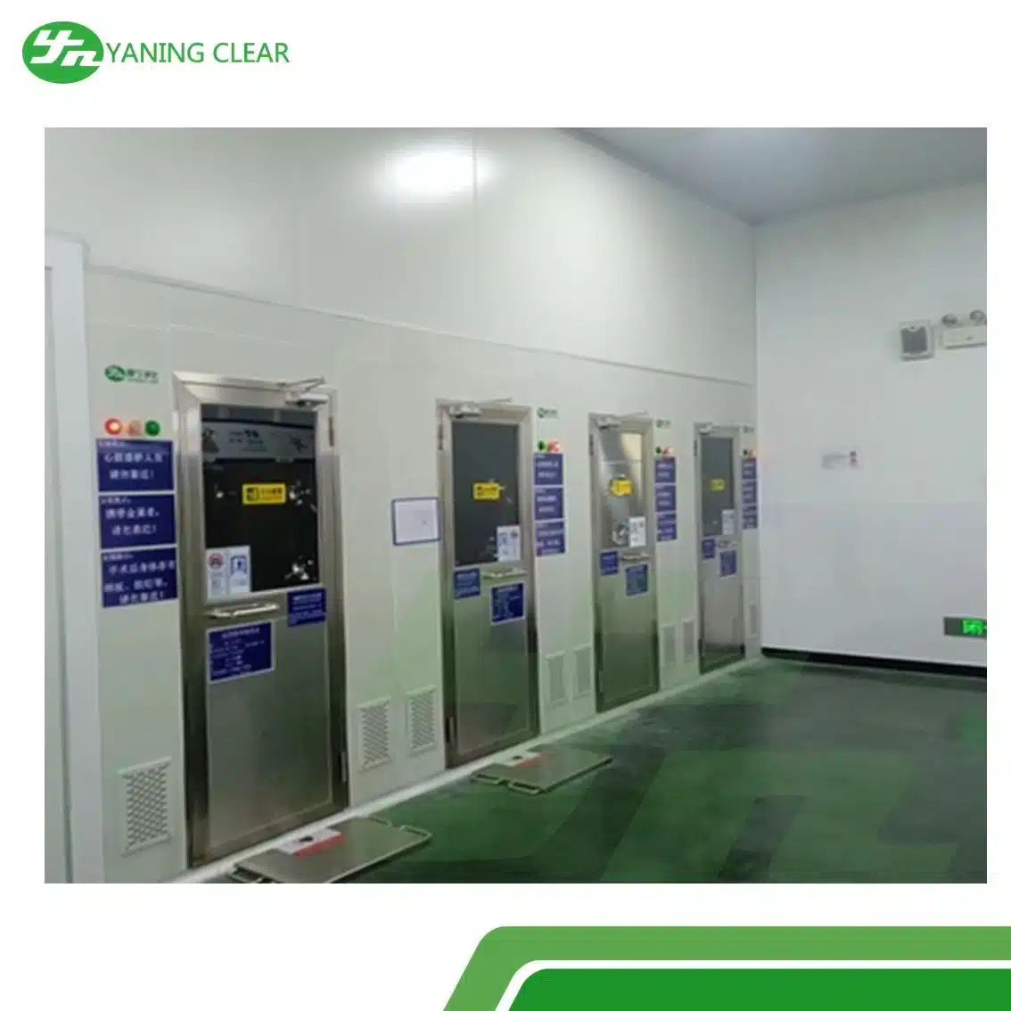 Anti Static Cleanroom Air Shower Double Blower Room Electronic Interlock For 2-4 People (4)