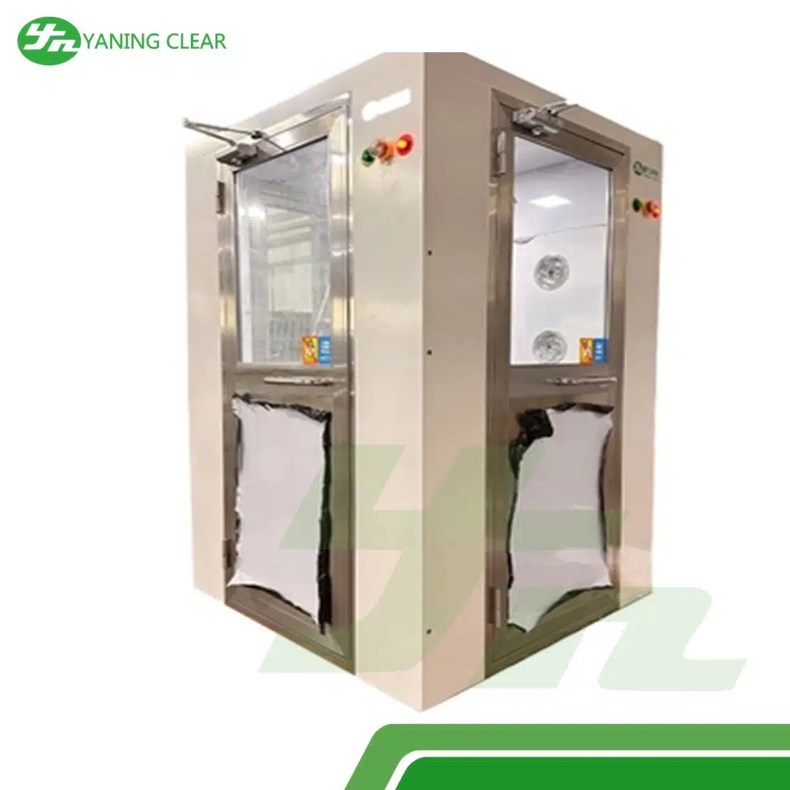Automatic Induction Door Air Showers And Pass Thrus For Pharmaceutical Factory (1) Air shower berkeran sensor otomatis untuk industri farmasi