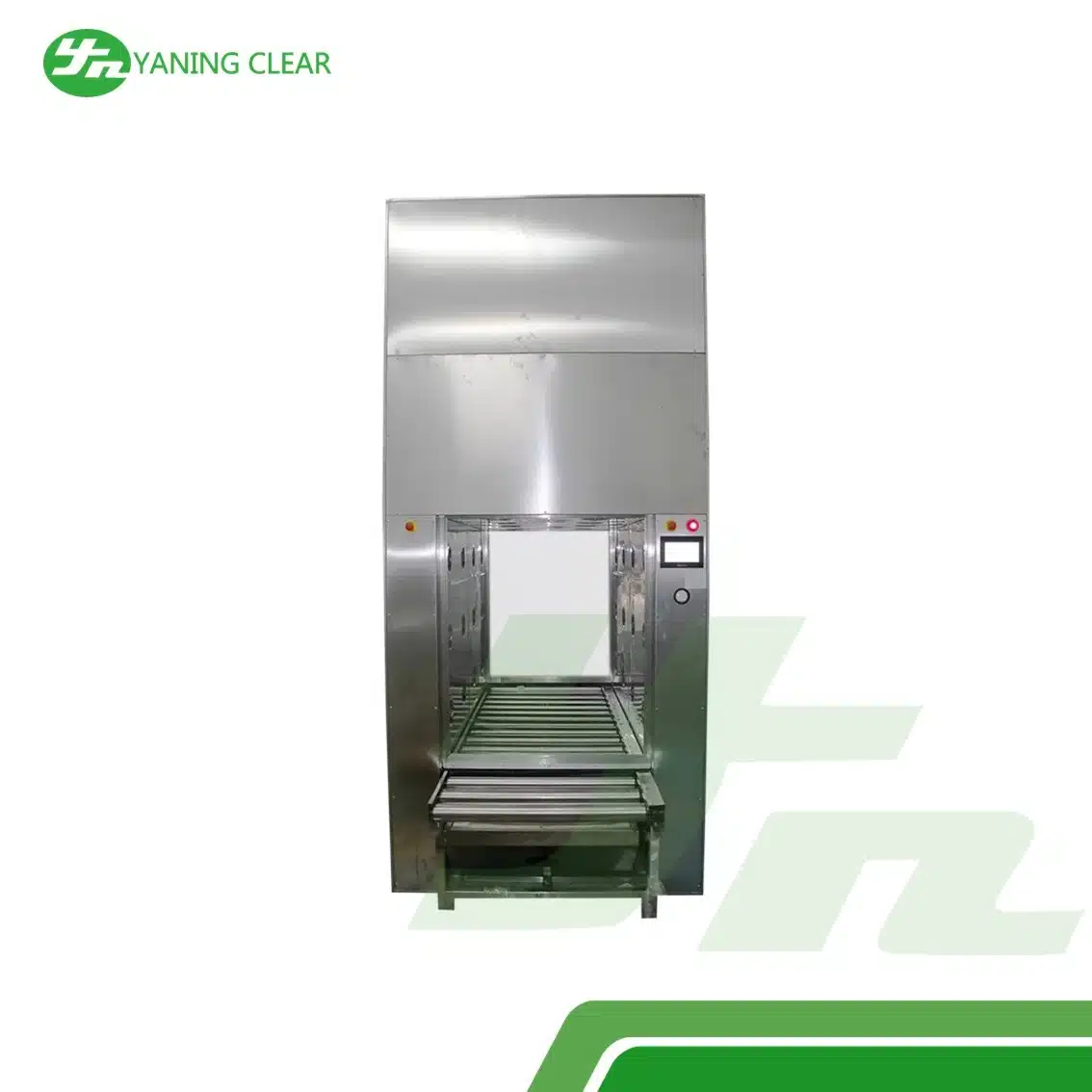 Automatic Transfer Tape Cleanroom Pass Through Chambers With Transfer Machine (3) Pass box berkonveyor untuk ruang bersih
