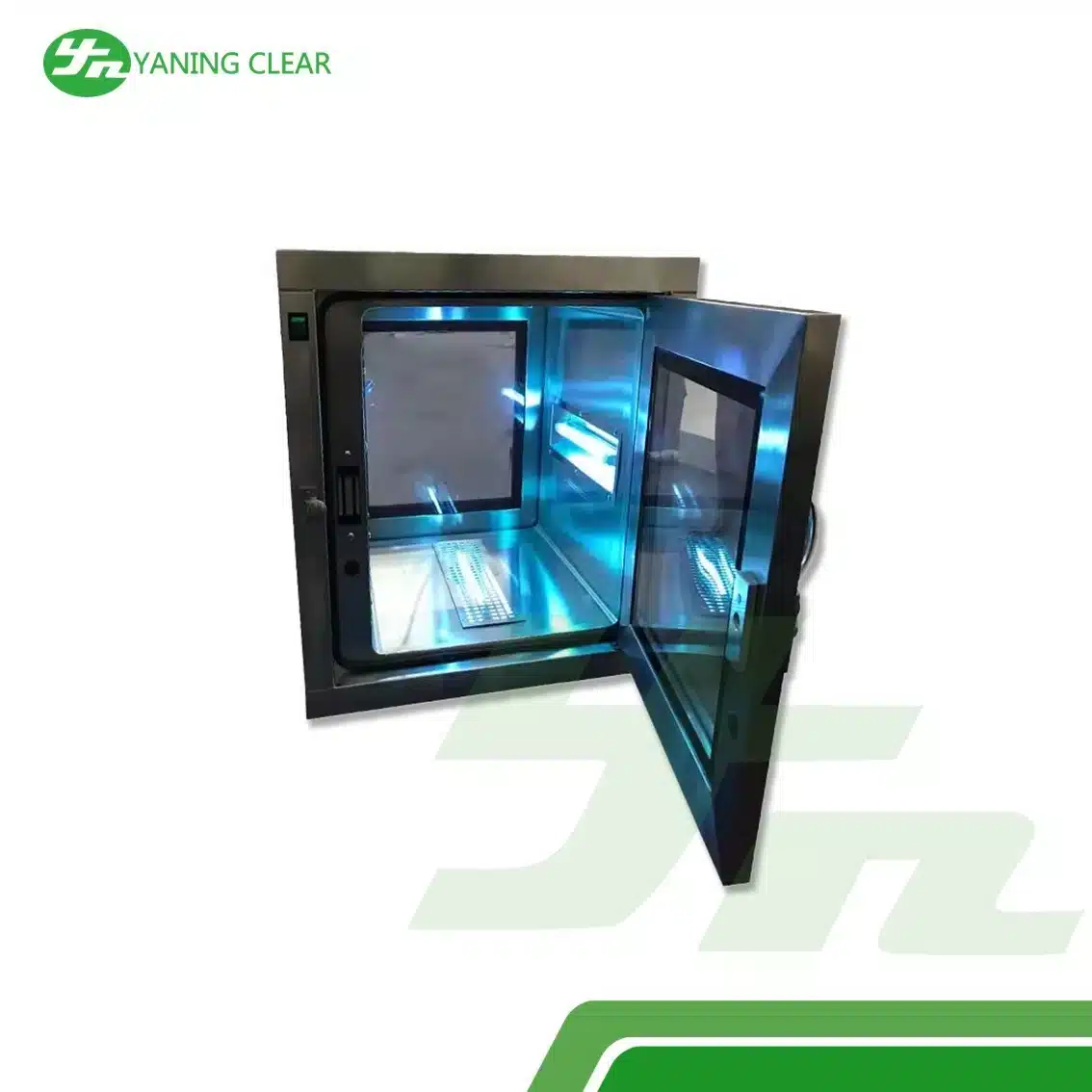 Clean Room Electronic Interlock Clean Room Pass Through Box For Pharmacy Laboratory (2) Pass box berkunci interlock elektronik untuk industri farmasi