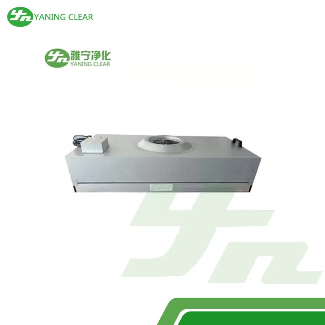 Clean Room Hepa Fan Filter Unit , Coil Filtered Exhaust Fan Aluminium Zinc Plate (2)_result Fan filter unit (FFU) rangka aluminium untuk ruang bersih