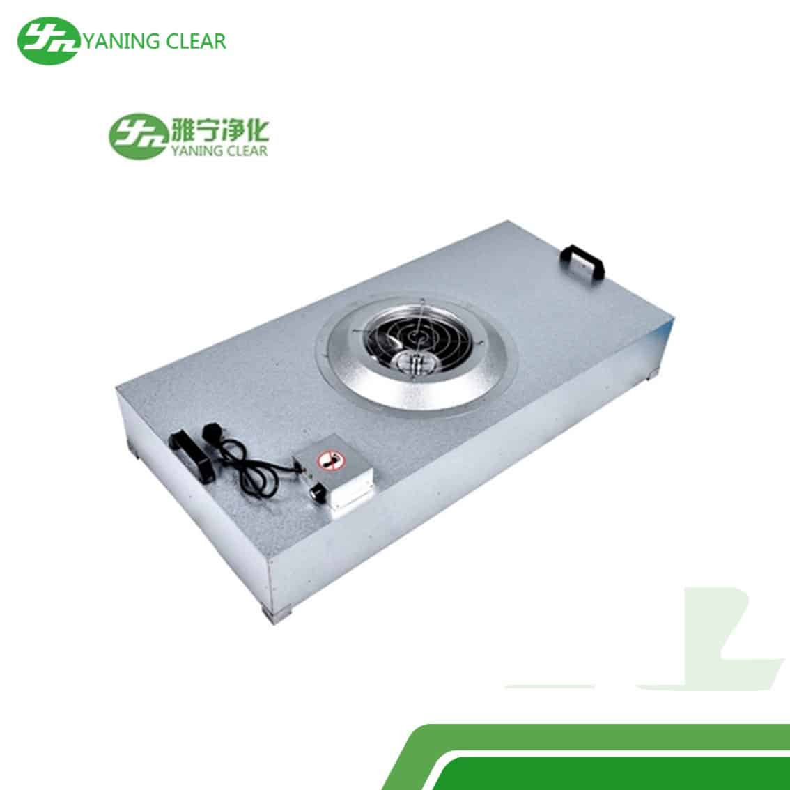 Cleanroom Ceiling HEPA Filter System FFU Fan Filter Unit with Terminal Block Connection (1) Fan filter unit (FFU) untuk ruang bersih