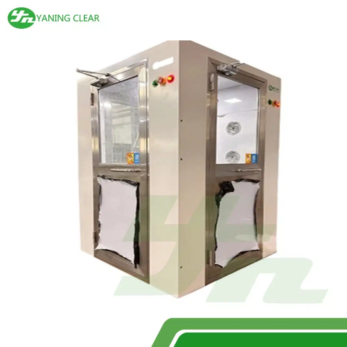 Custom Air Lock Cleanroom Air Shower , Air Shower Tunnel With Automatical Blowing (3) Air shower tunnel berfungsi sebagai airlock untuk ruang bersih