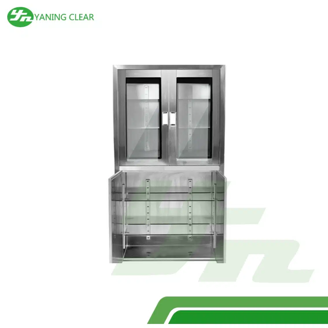 Custom Stainless Steel Medical Cabinet , Sliding Glass Door Medicine Cabinet (1)