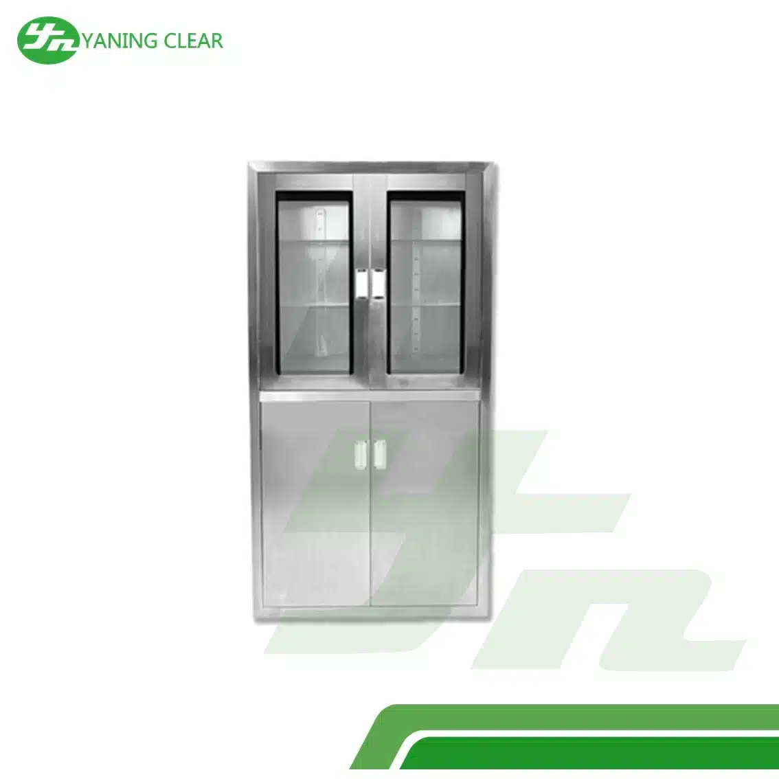 Custom Stainless Steel Medical Cabinet , Sliding Glass Door Medicine Cabinet (3) Lemari instrumen medis stainless steel berpintu kaca untuk rumah sakit