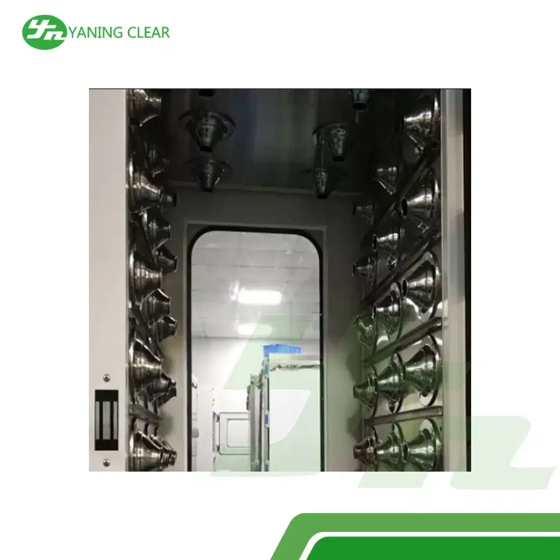 Customized Air Shower Pass Through Box 600600600mm For Phone Assembly Workshop (3) Pass box air shower ukuran 600×600×600 mm untuk perakitan ponsel