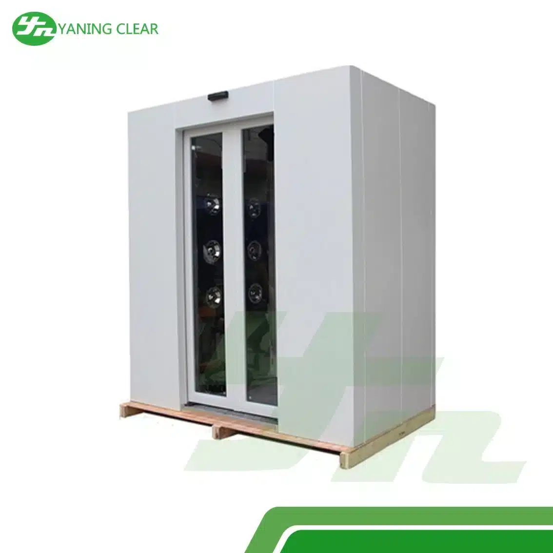 Customized G4 Cleanroom Air Shower Full Toughened Air shower ukuran custom kelas filter G4 untuk ruang bersih