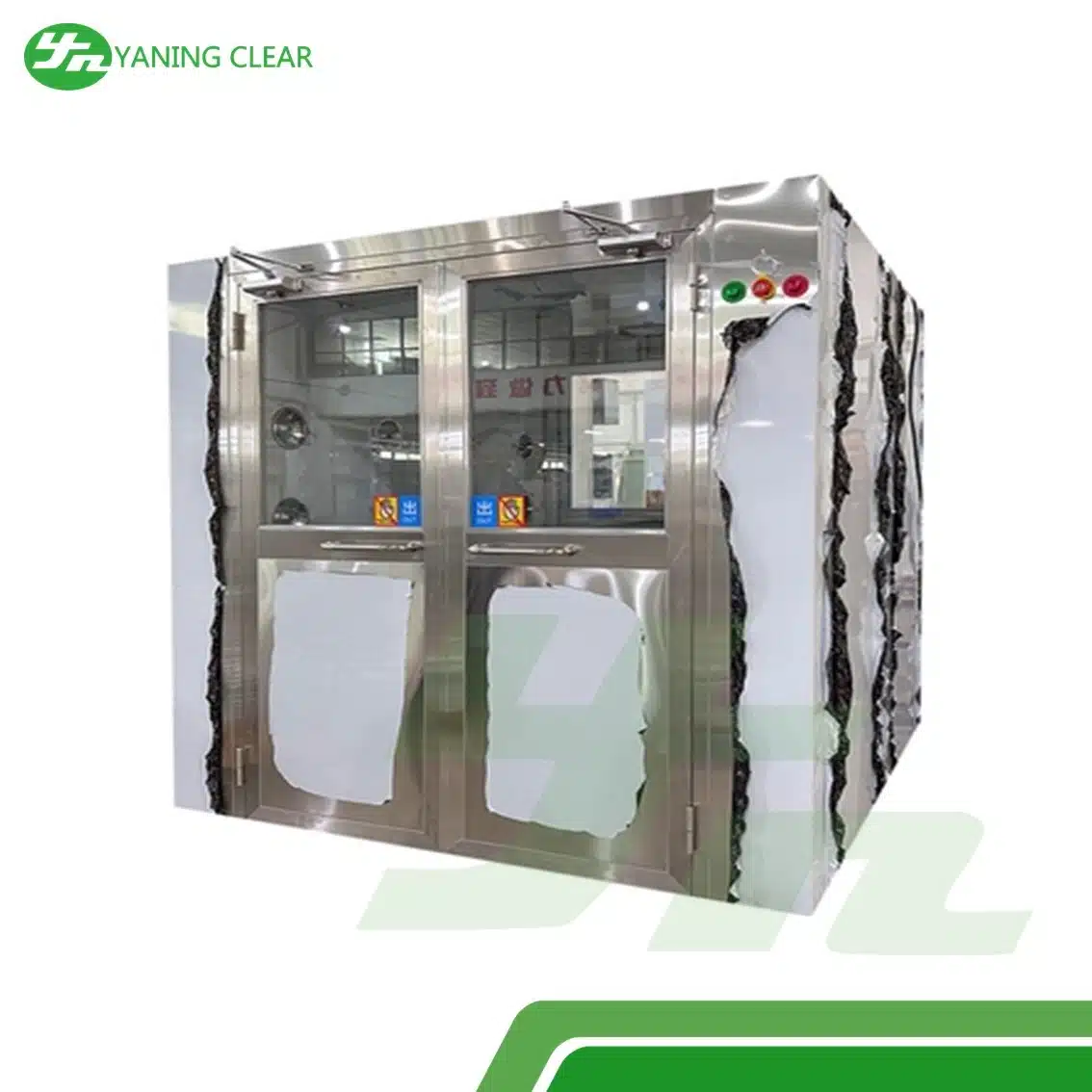Customized Selection YANING Standard Clean Room Air Shower with Stainless Steel Support, Meeting Diverse Requirements (2) Air shower stainless steel ukuran custom untuk ruang bersih