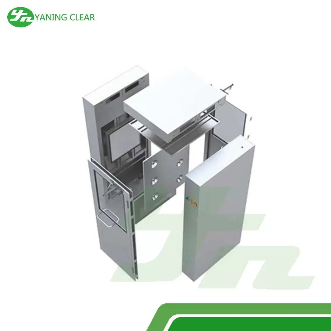 Customized Selection YANING Standard Clean Room Air Shower with Stainless Steel Support, Meeting Diverse Requirements (5)