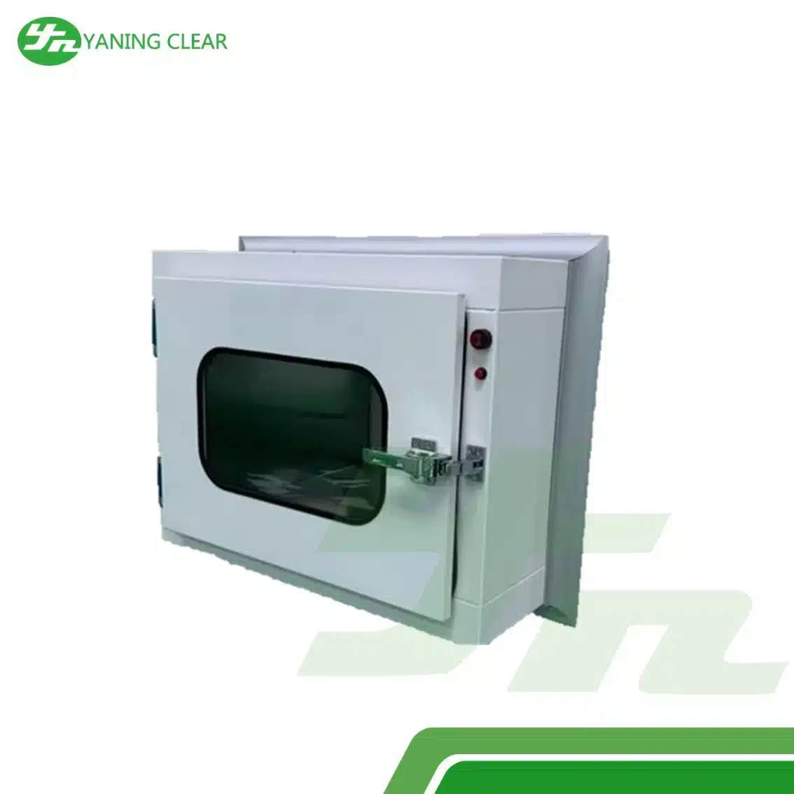 Customized Static Air Shower Pass BoxHZ With Buzzer On Entrace Exit Door (1) Air shower tipe statis ukuran custom dilengkapi alarm