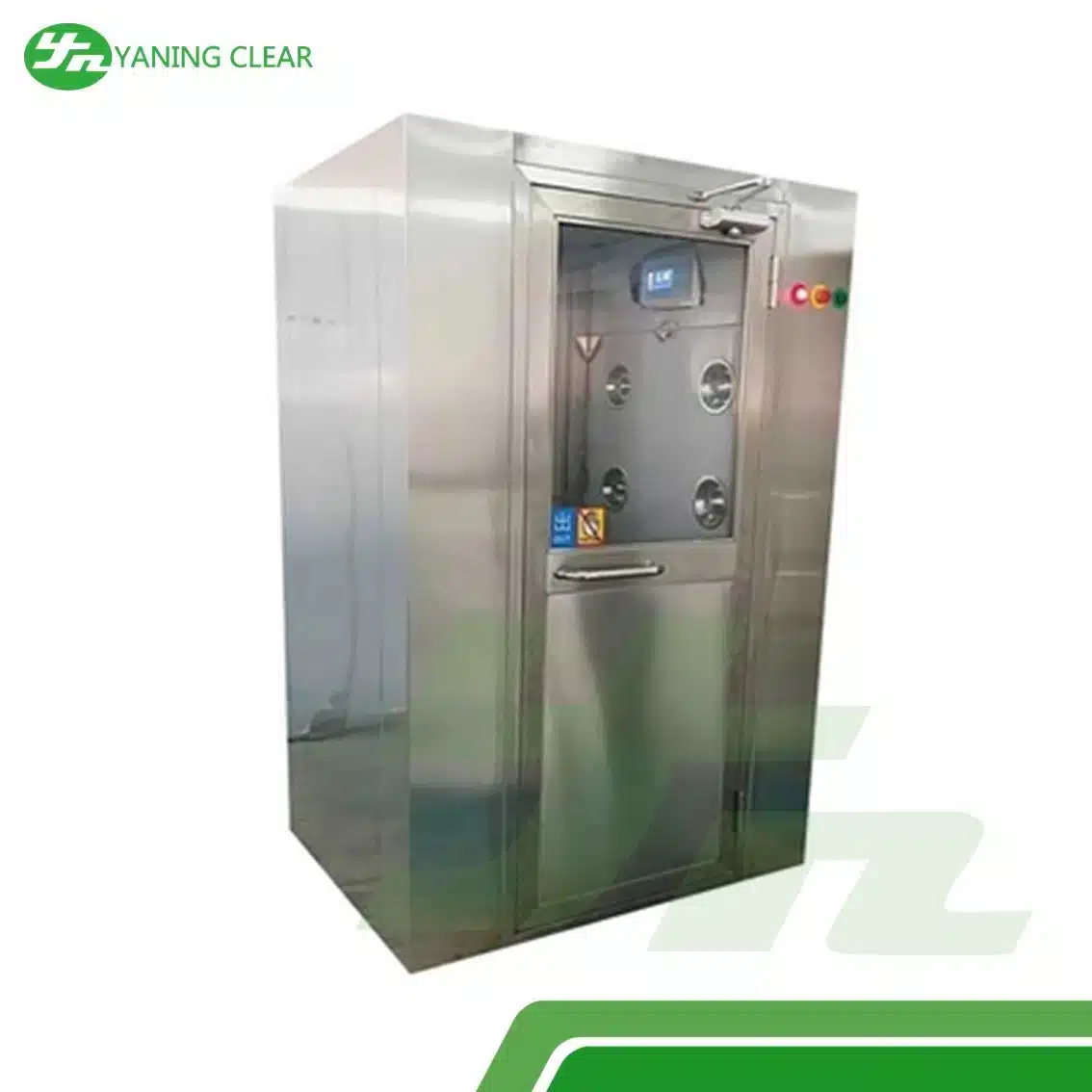 Double Blower Air Shower Cleaning Air Filters Airlock Room 304 Stainless Steel (2) Air shower stainless steel SUS304 berfungsi sebagai airlock