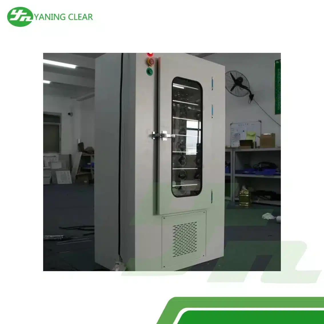 EVA Sealing Air Shower Cleanroom Pass Box ULPA Filter Air Shower Pass Box (1) Pass box bersil kedap untuk ruang bersih