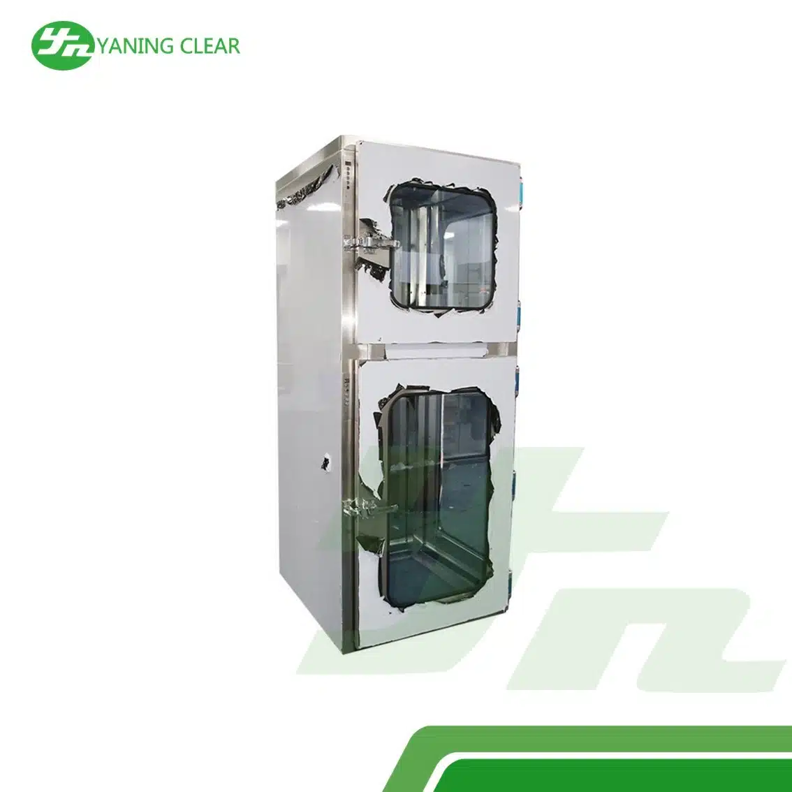 Electromagnetic SUS201 Cleanroom Pass Through Box Interlocking Doors (1)