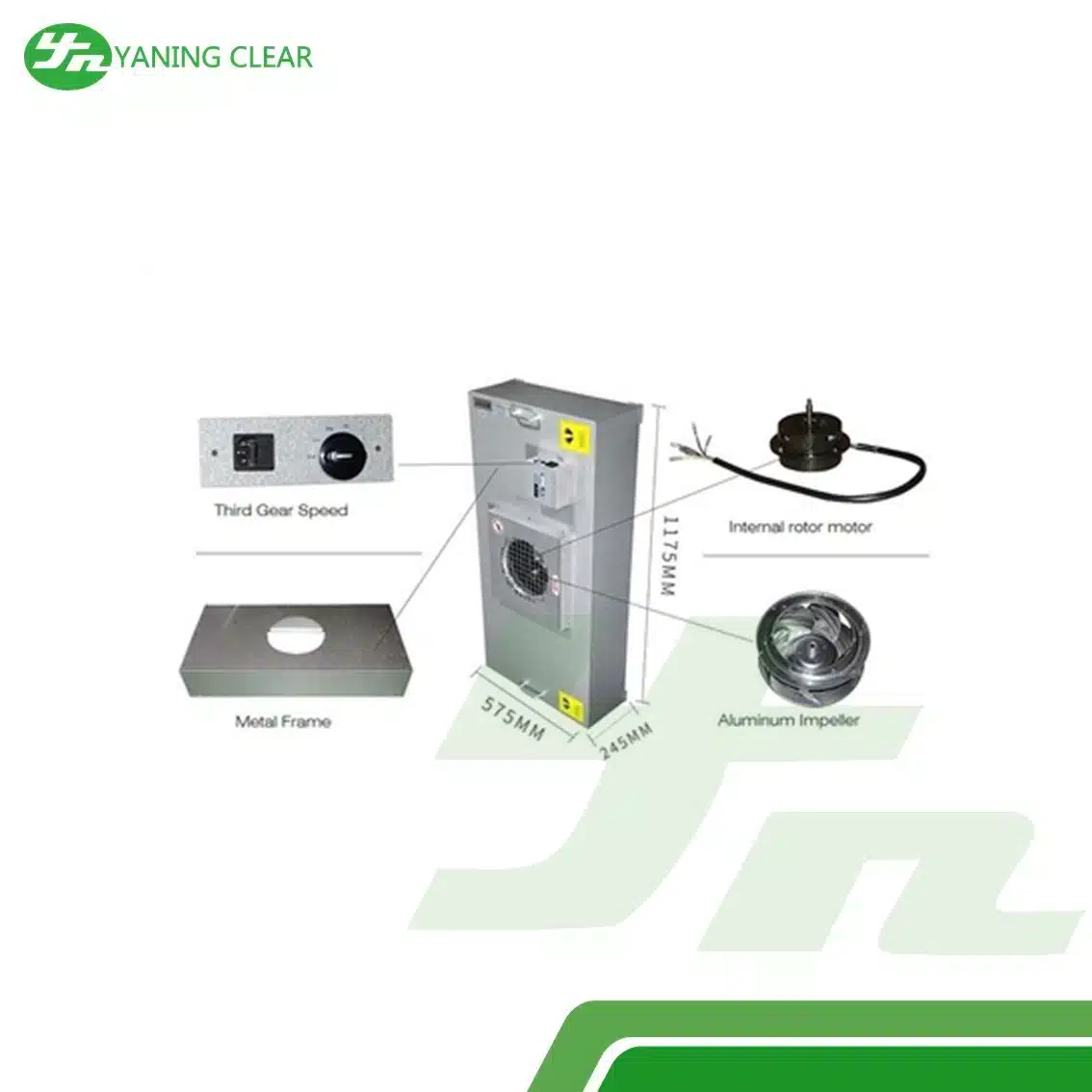 FFU Fan Filter Unit The HEPA Filter System Ceiling Of Cleanroom (2)