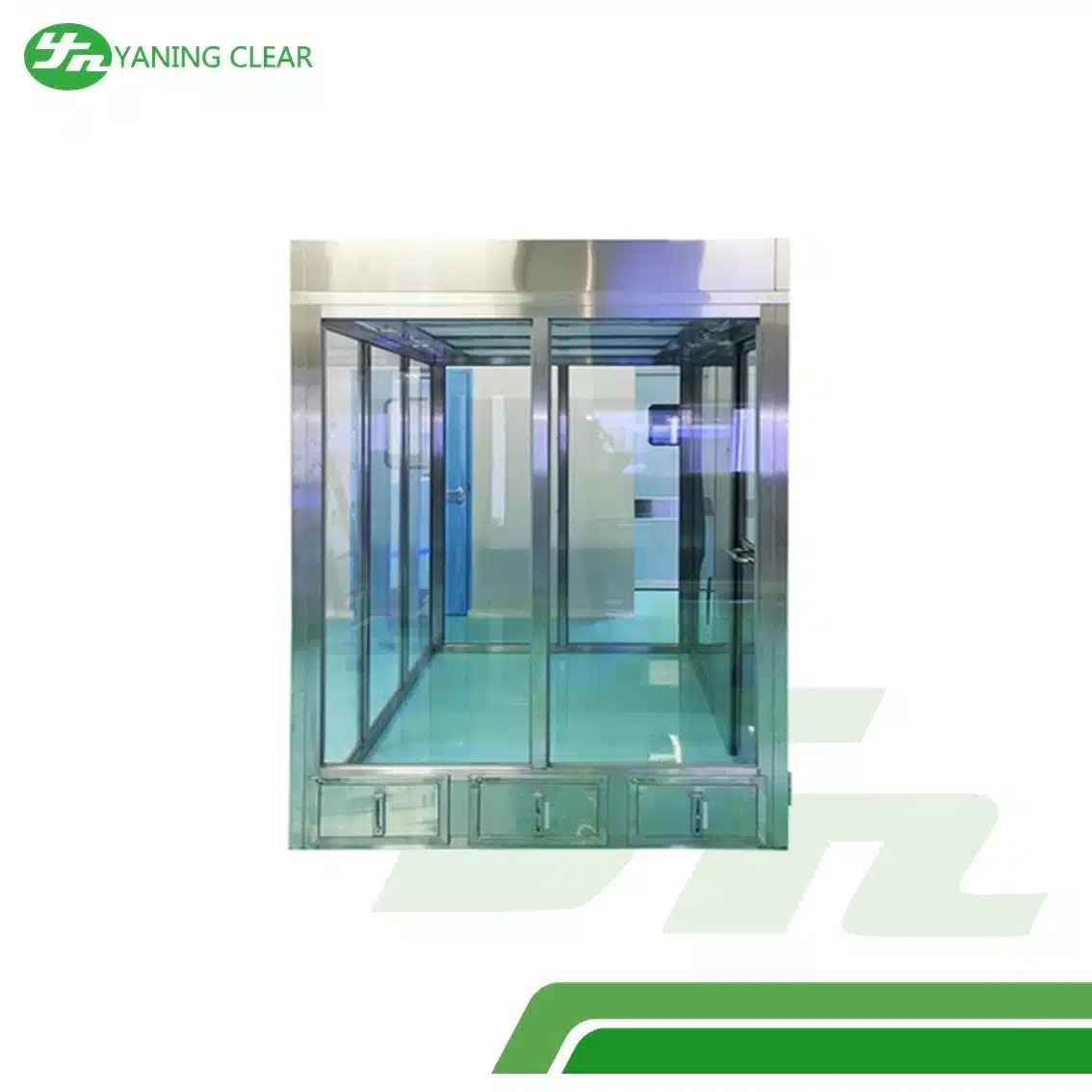 Hard Wall Modular Clean Room Sandwich Panel Board H14 Filter Efficiency (4) Sandwich panel sistem modular dinding hardwall filter H14 untuk ruang bersih