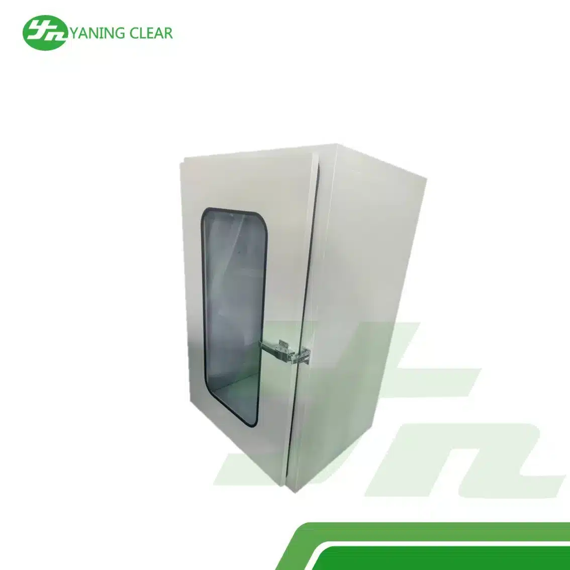 High Pass Thru Cleanroom Pass Box Powder Coating Steel With Mechanical Interlock (2)_result Pass box baja powder coating berkunci interlock untuk ruang bersih