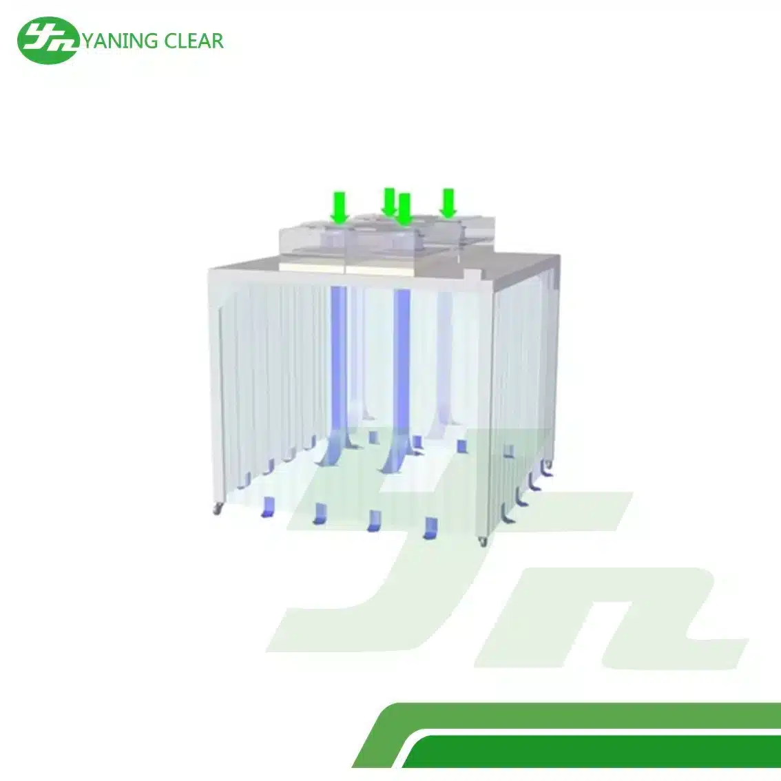 High Performance Clean Room Booth , Class 100 Clean Room Energy Saving (2)
