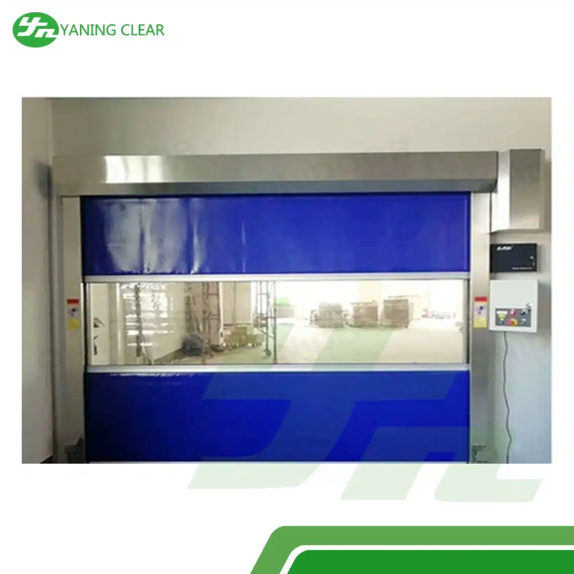 High Speed PVC Security Roller Shutter Doors For Rapid Isolation Clean Room (2)