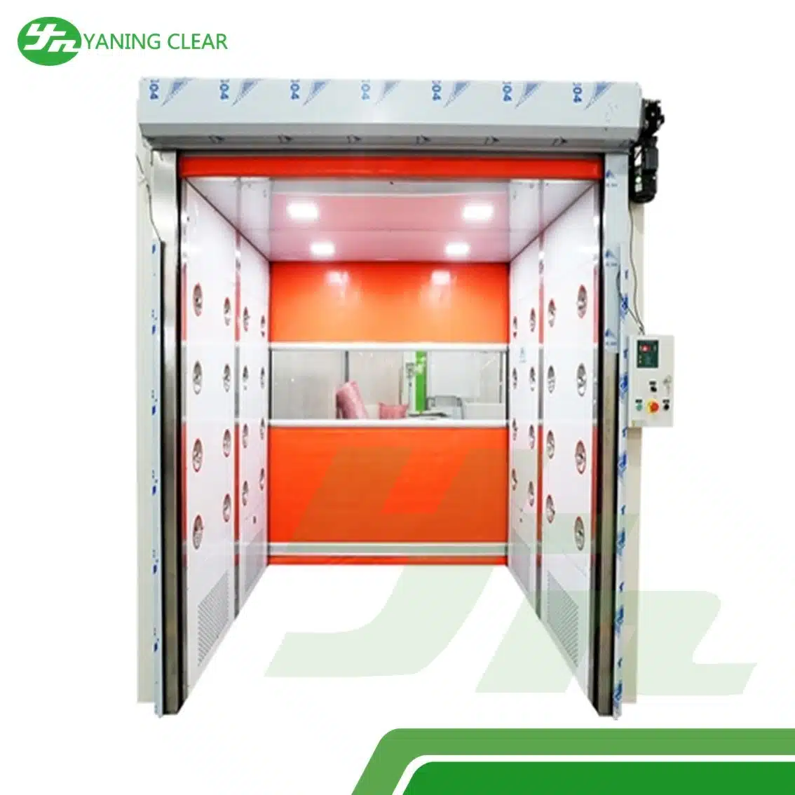 High Speed PVC Security Roller Shutter Doors For Rapid Isolation Clean Room (4)