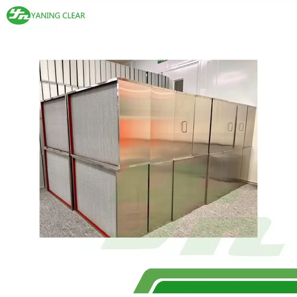 High Temperature Resistant HEPA Filter Heatproof 595595295mm or Customized Final Pressure 400pa (6) HEPA filter tahan suhu tinggi ukuran custom