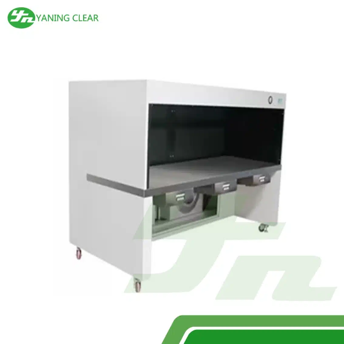 Horizontal Laminar Clean Bench Airflow Hood Powder Coating Steel For Three Person (2) Clean bench laminar baja powder coating aliran horizontal