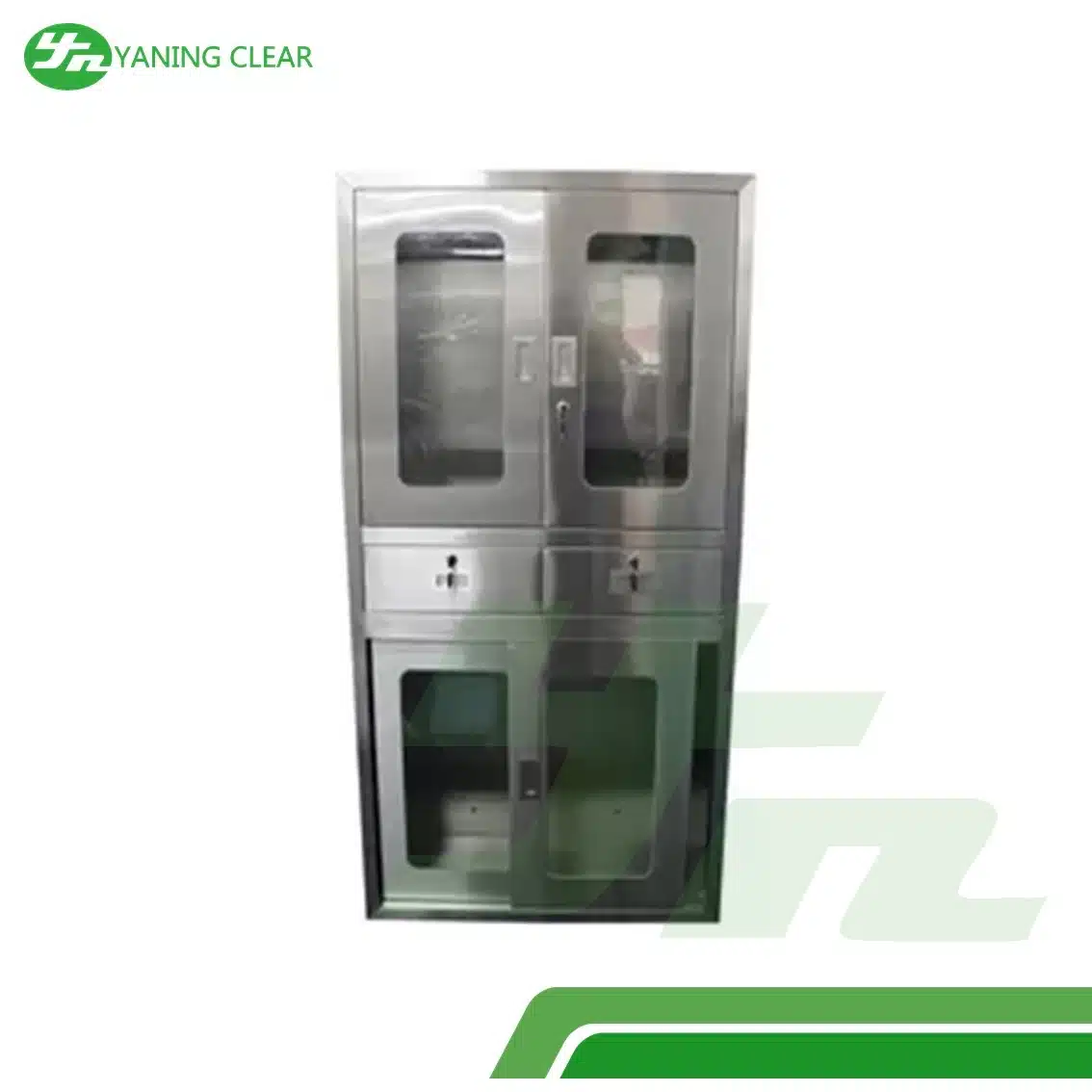 Hospital Furniture Instrument Stainless Steel Medical Cabinet With Solid Structure (2)