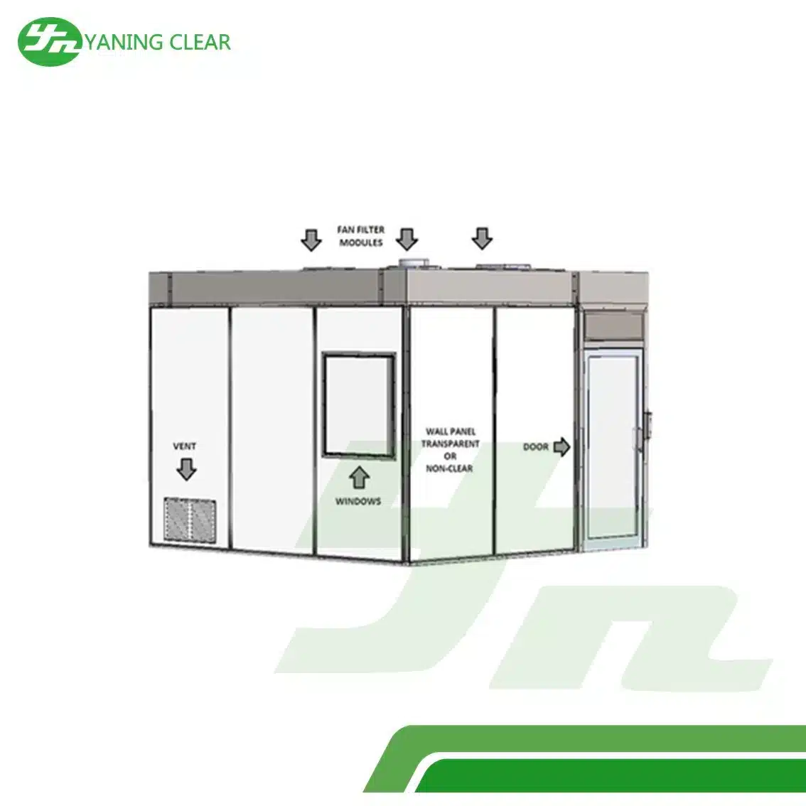 Iso Class 8 Dust Free Modular Clean Room Prefab (2)