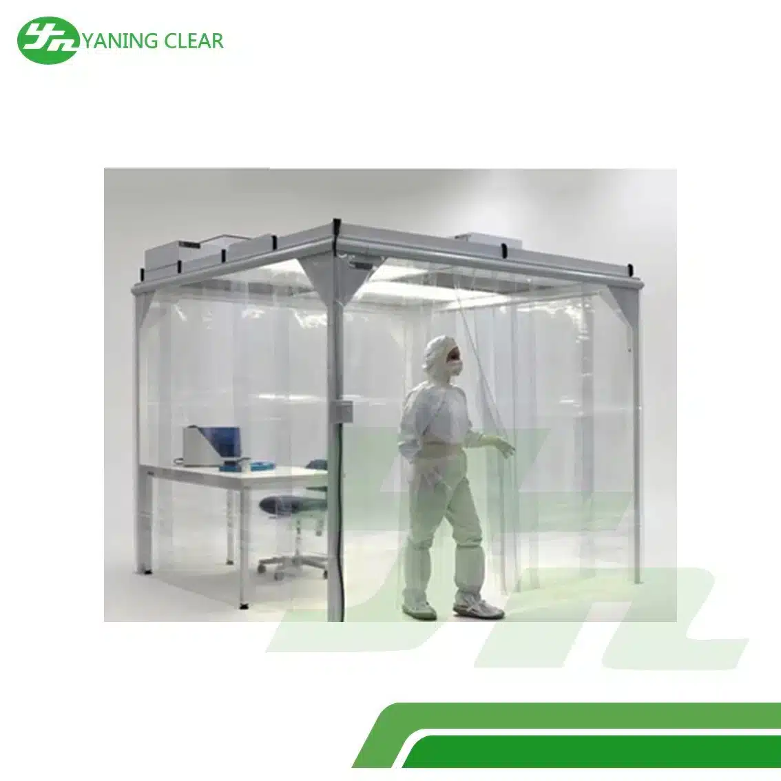 Iso Class 8 Dust Free Modular Clean Room Prefab (3) Ruang bersih (cleanroom) bebas debu sistem modular