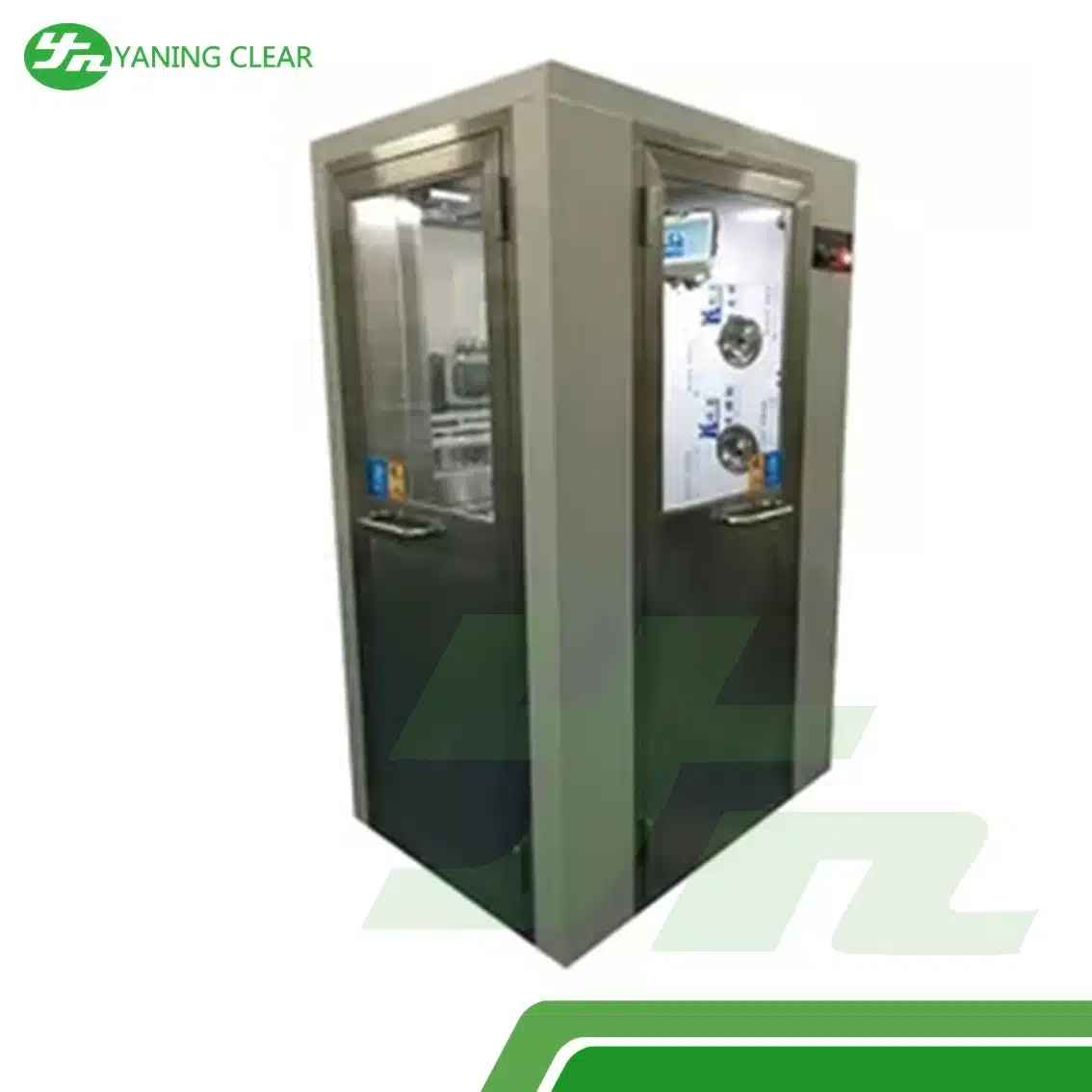 L Type Cleanroom Air Shower Stainless Steel Body For Electronics Factory (3)