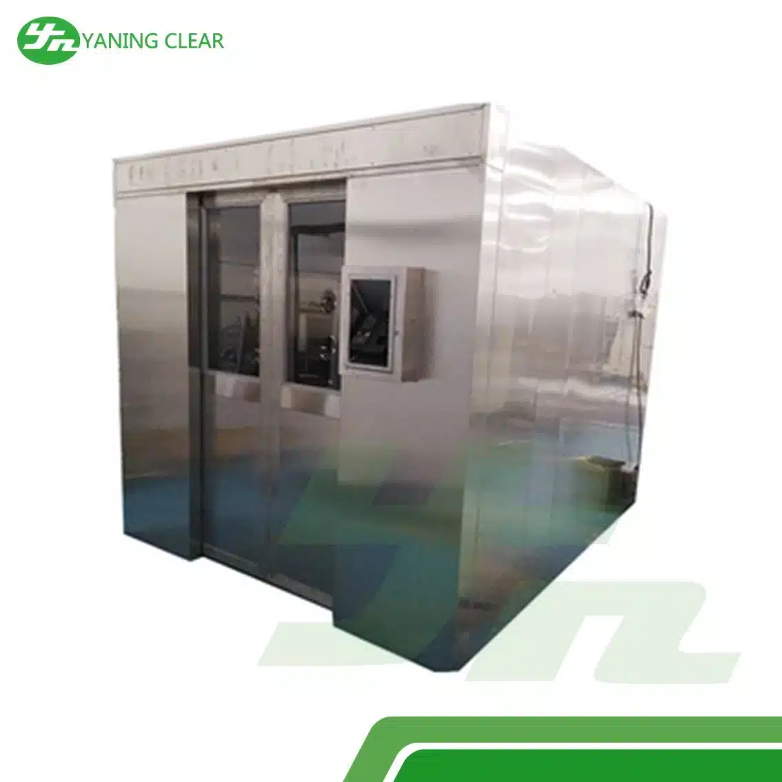 LCD Time Display Clean Room Air Shower , Stainless Steel Dust Free Room (1)