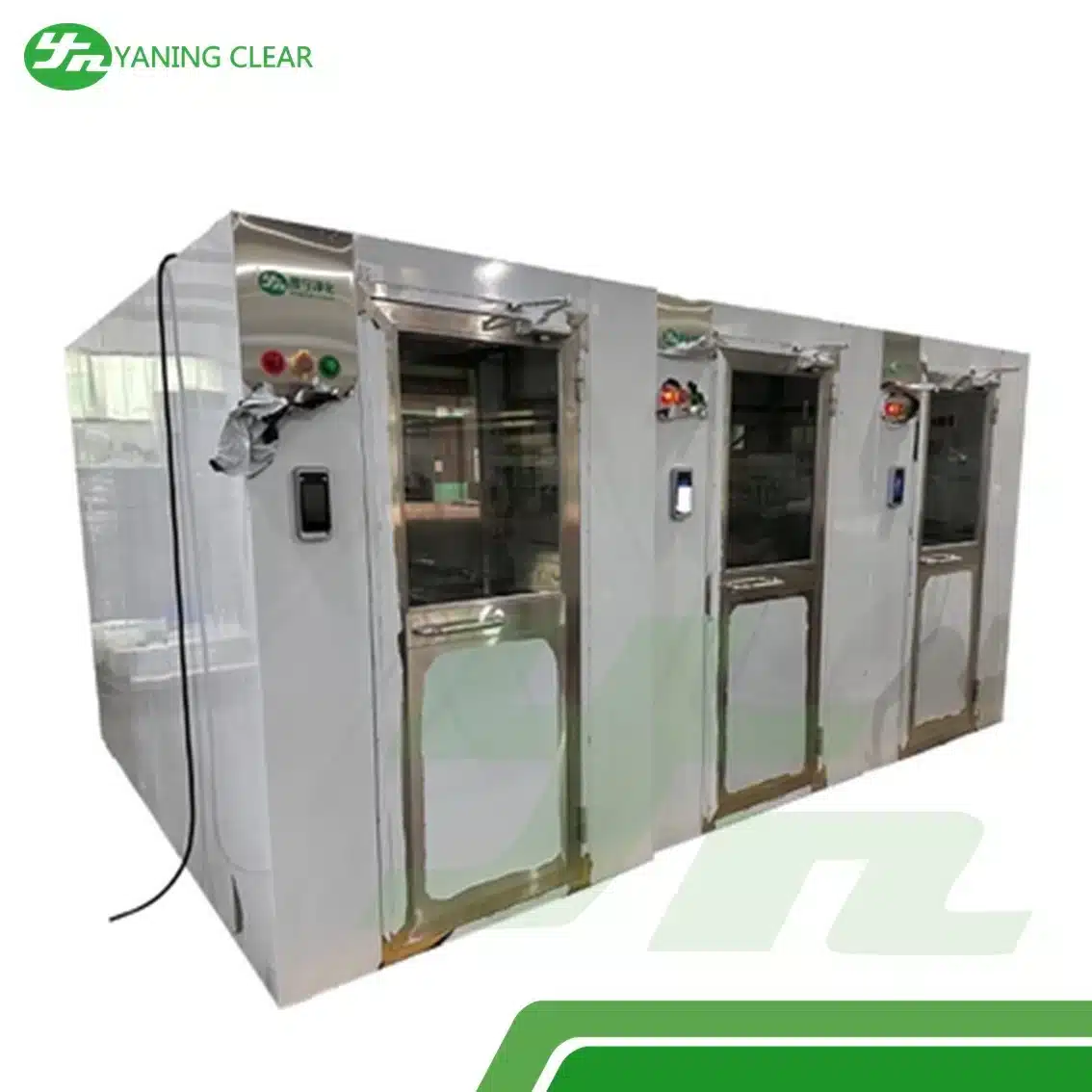 LCD Time Display Clean Room Air Shower , Stainless Steel Dust Free Room (2)