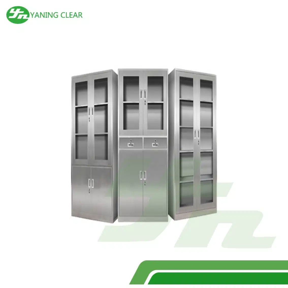 Laminar Air Flow Garment Cabinet 0.8Kw 1.2mm Thickness Wardrobe Closet (4) Lemari penyimpanan pakaian cleanroom untuk ruang bersih