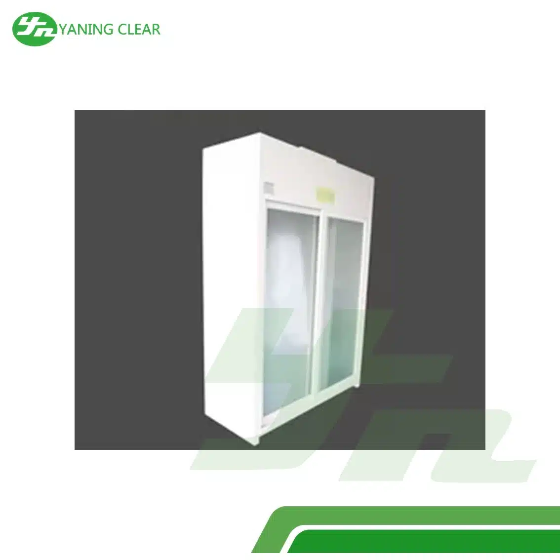 Laminar Flow Clean Room Garment Cabinet Free Standing Wardrobe Low Noise (2) Lemari penyimpanan pakaian cleanroom beroperasi senyap model berdiri bebas