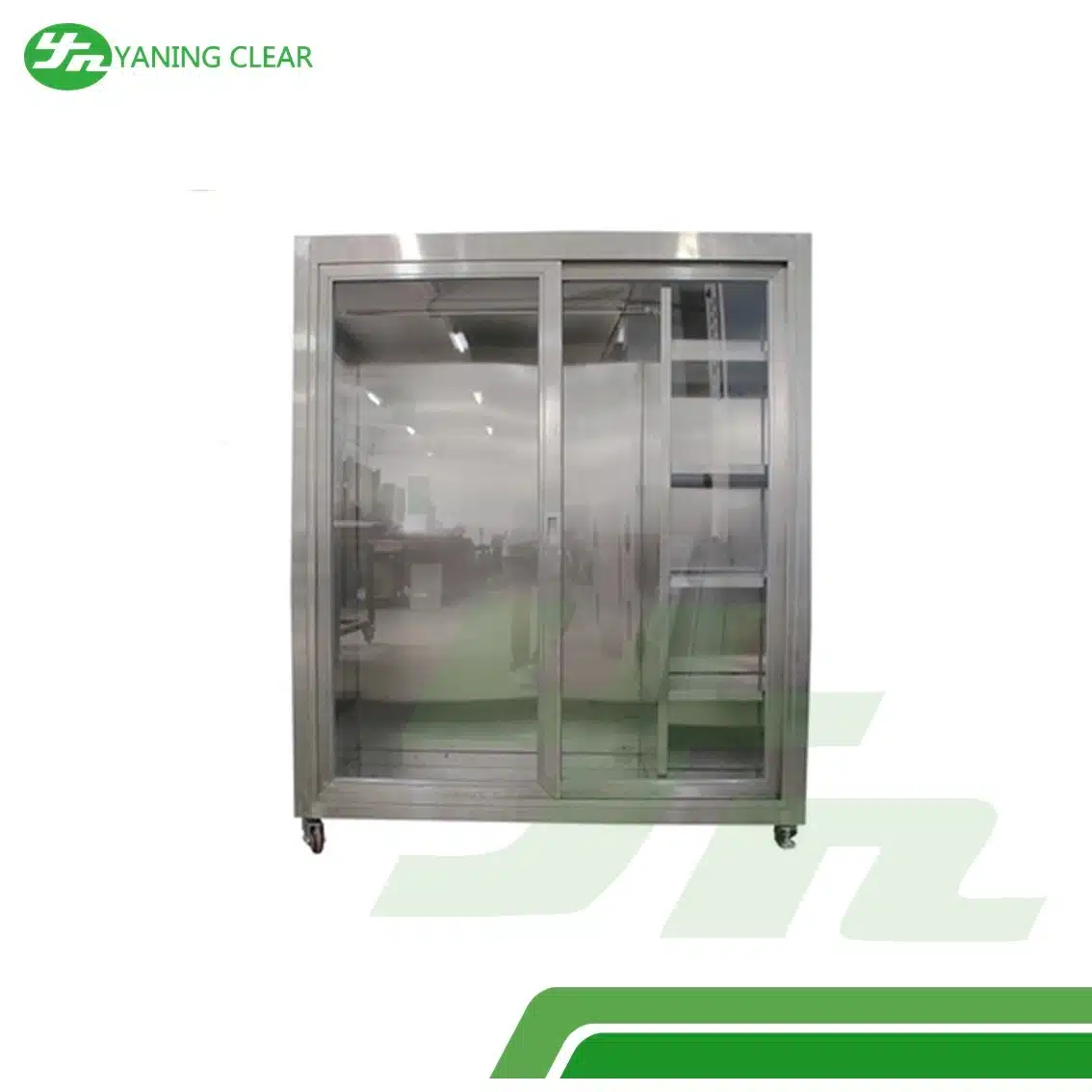 Low Noise Clean Room Garment Cabinet 304 SUS Laminar Flow Smock Stocker Cabinet (2)